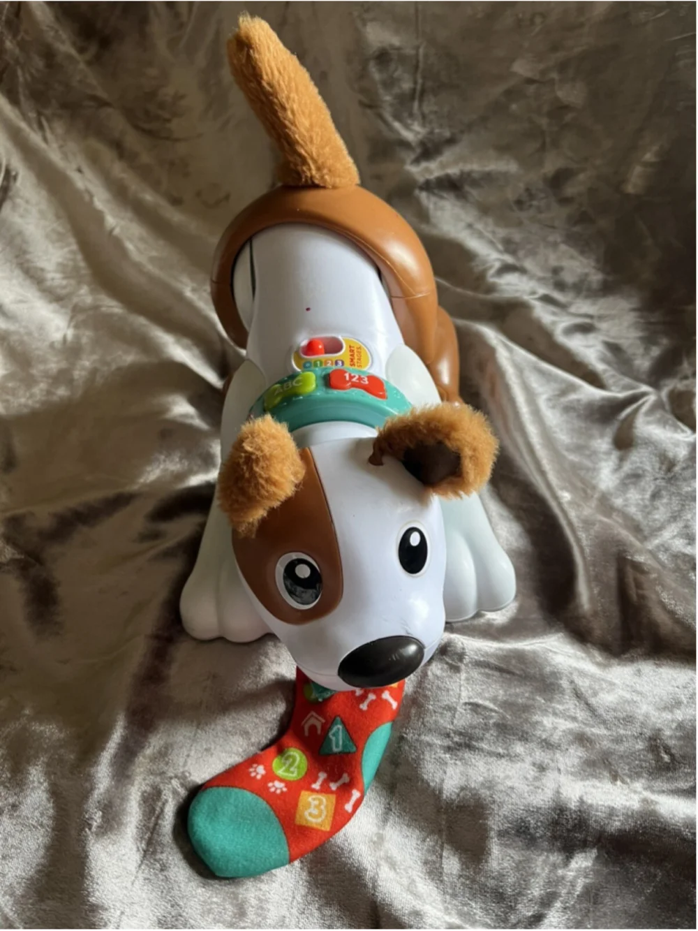 Fisher-Price Smart Stages123 Crawl With Me Puppy Musical Infant Toddler Toy